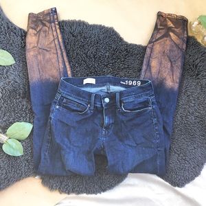 Gap 1969 Skinny Bronze Dipped Jean